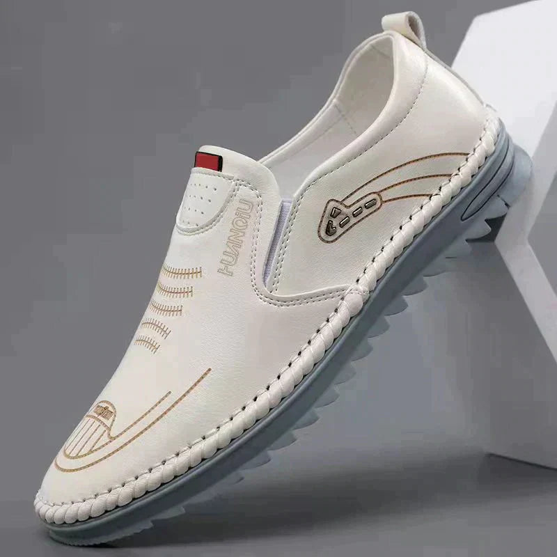 Breathable, Non-slip Leather Sneakers For Men