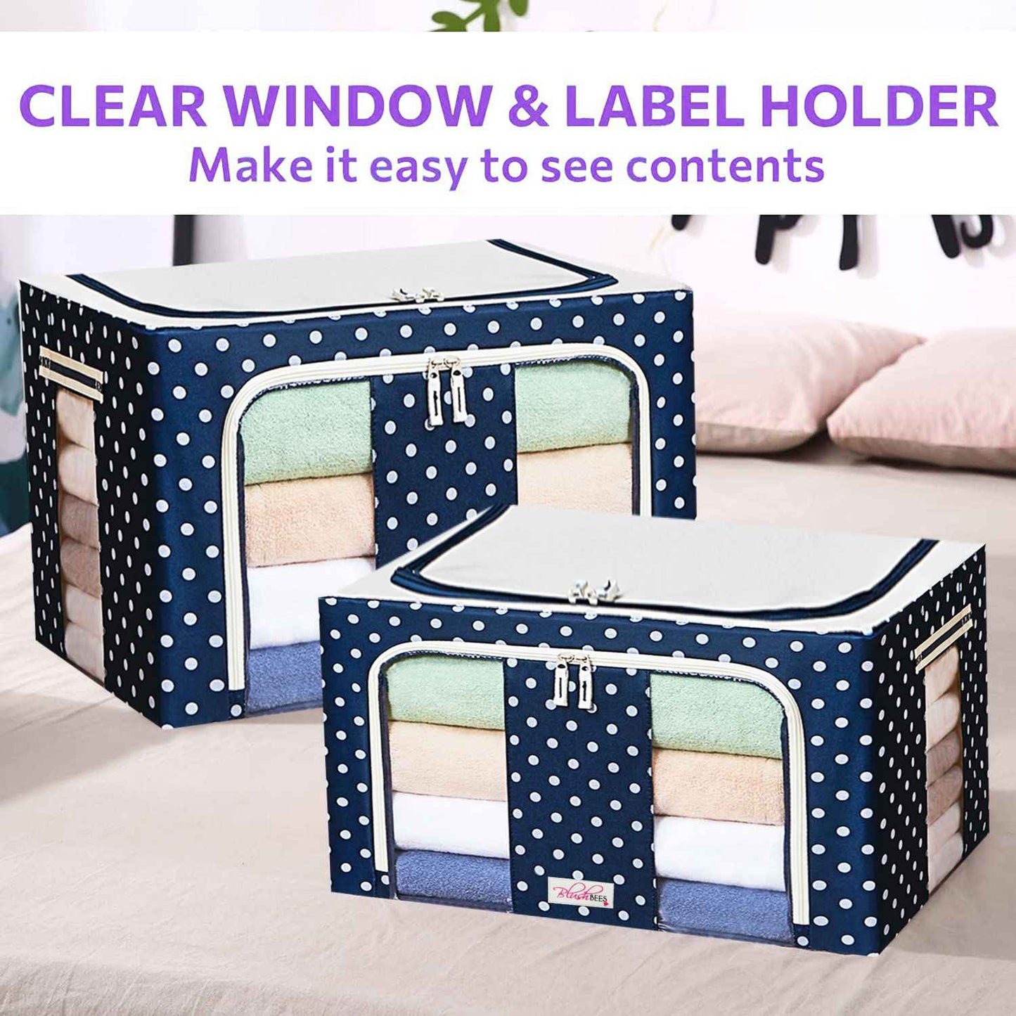 Collapsible Oxford Fabric Storage Boxes